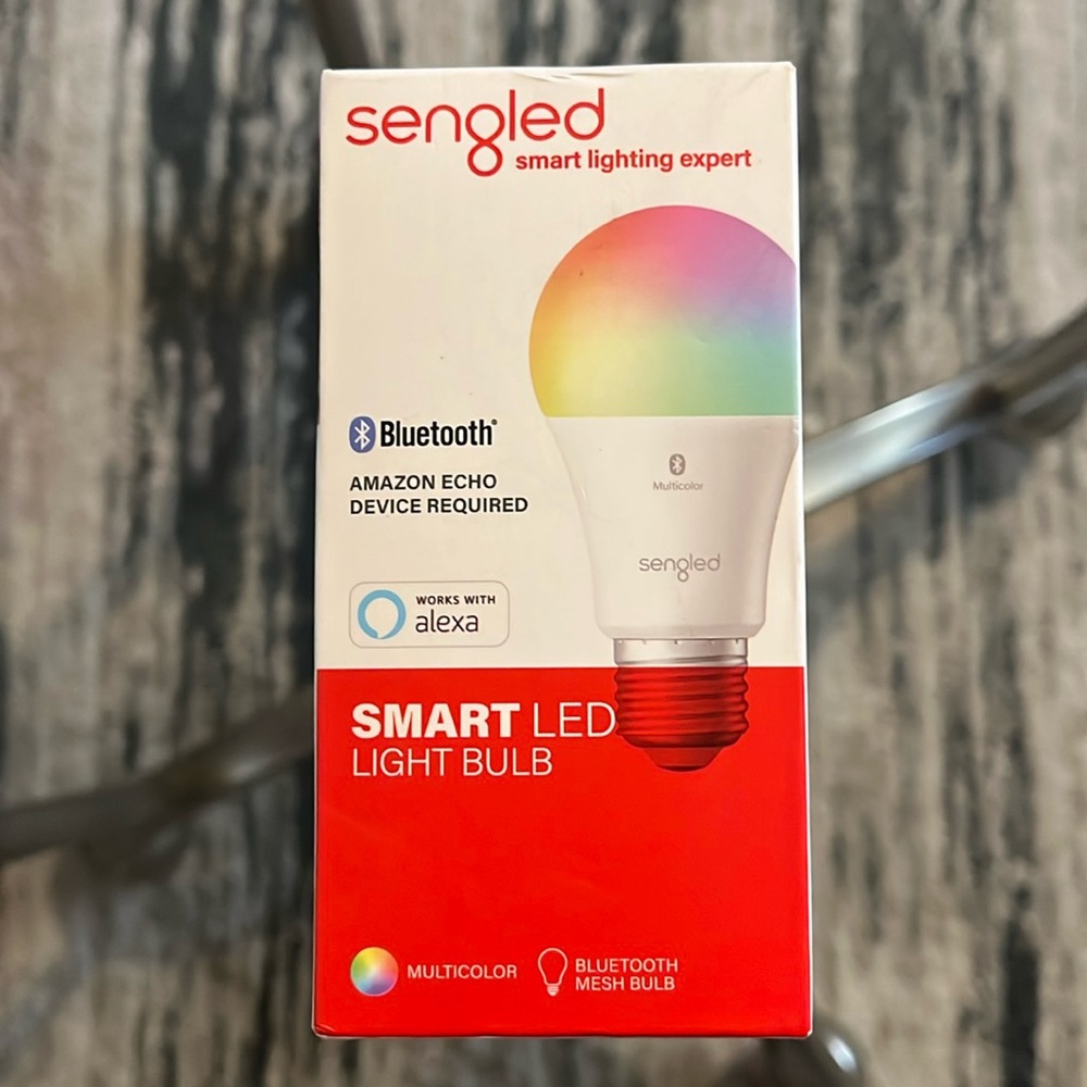 Smart LED lightbulb works with Bluetooth and Amazon echo